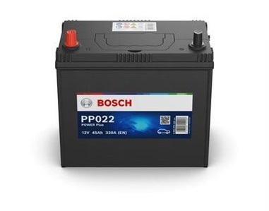 Baterie auto de pornire BOSCH Power Plus Line borne subtiri 12 V 45 Ah 330 A