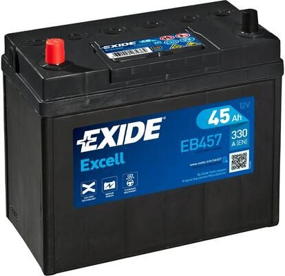Baterie auto EXIDE 12 V 45Ah 330A