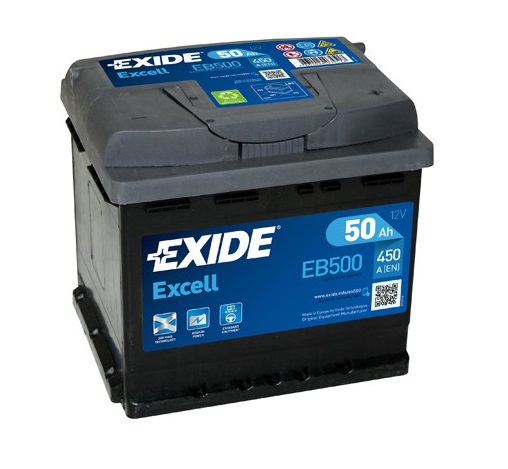 Baterie auto EXIDE Excell 12 V 50 Ah 450 A