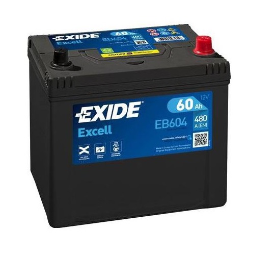 Baterie auto EXIDE Excell 12 V 60 Ah 480 A