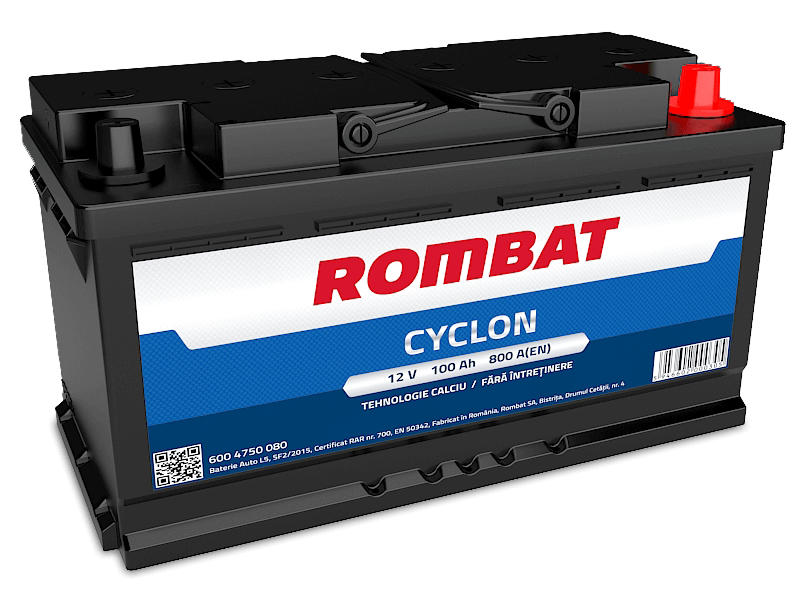 Baterie auto ROMBAT CYCLON 12 V 100 Ah 800 A