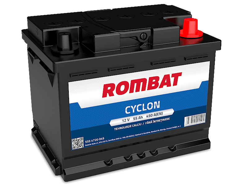 Baterie auto ROMBAT CYCLON 12 V 55 Ah 450 A