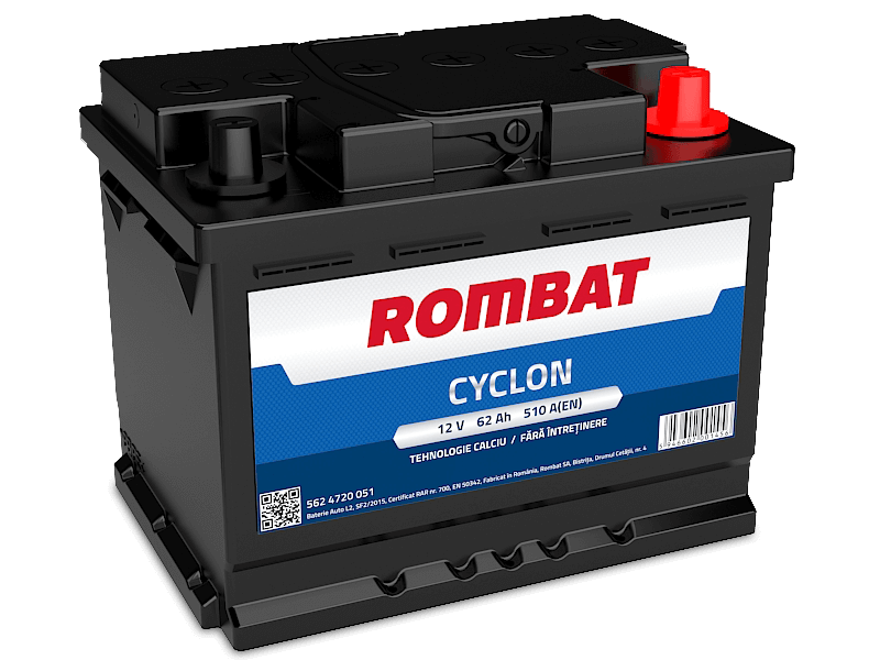 Baterie auto ROMBAT CYCLON 12 V 62 Ah 510 A