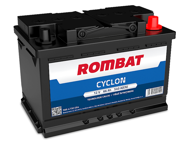 Baterie auto ROMBAT CYCLON 12 V 66 Ah 540 A
