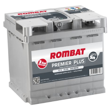 Baterie auto ROMBAT PREMIER PLUS 55AH 540A12 V