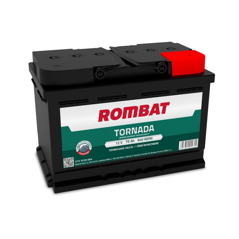 Baterie auto ROMBAT TORNADA 12 V 70 Ah 640 A
