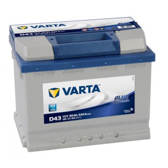 Baterie auto VARTA Blue Dynamic D43 12 V 60Ah 540A