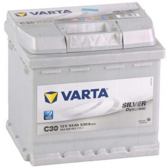 Baterie auto VARTA Silver Dynamic C30 12 V 54Ah 530A