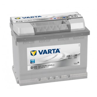 Baterie auto VARTA Silver Dynamic D15 12 V 63Ah 610A