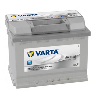 Baterie auto VARTA Silver Dynamic D39 12 V 63 Ah 610 A