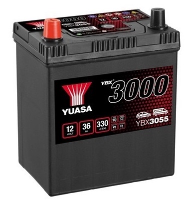 Baterie auto YUASA YBX 3000 ASIA 12 V 36Ah 330A