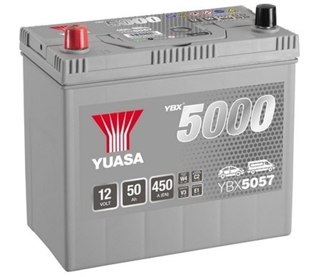 Baterie auto YUASA YBX 5000 ASIA 12 V 50Ah 450A
