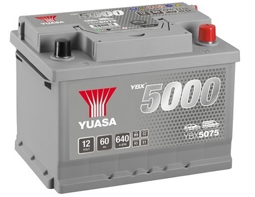 Baterie auto YUASA YBX 5000 Silver 12 V 60Ah 640A