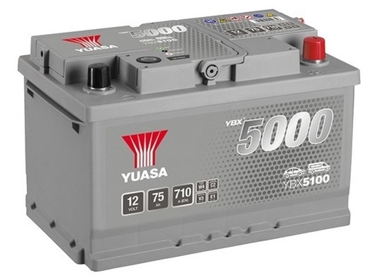Baterie auto YUASA YBX 5000 Silver 12 V 75Ah 710A