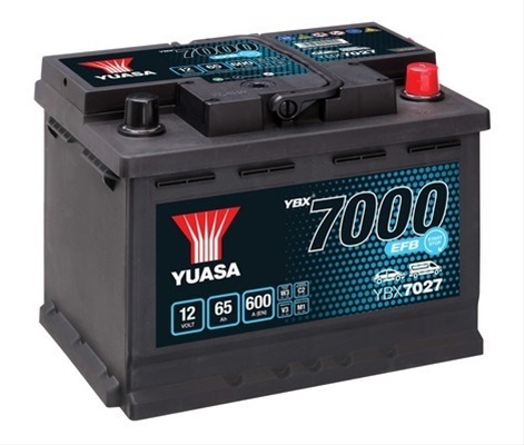 Baterie auto YUASA YBX 7000 EFB 12V 65Ah 600A
