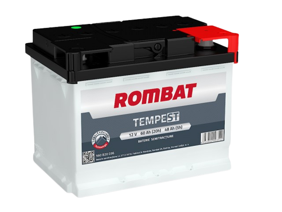 Baterie barci ROMBAT Tempest Semitractiune 12V 60Ah / 48Ah
