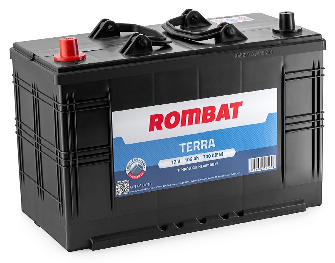 Baterie camion ROMBAT TERRA 105Ah 700A 12 V