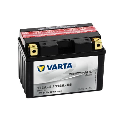Baterie moto VARTA POWER SPORTS AGM T12A-4 / YT12A-BS 12 V 11Ah 160A