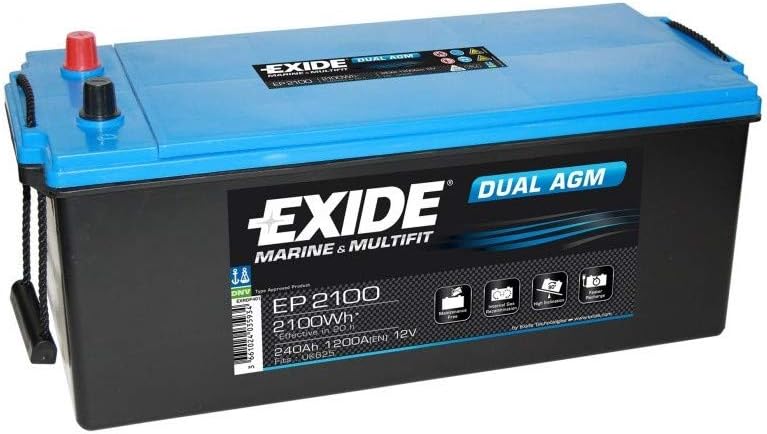 Baterie pornire EXIDE Dual AGM 12 V 240Ah