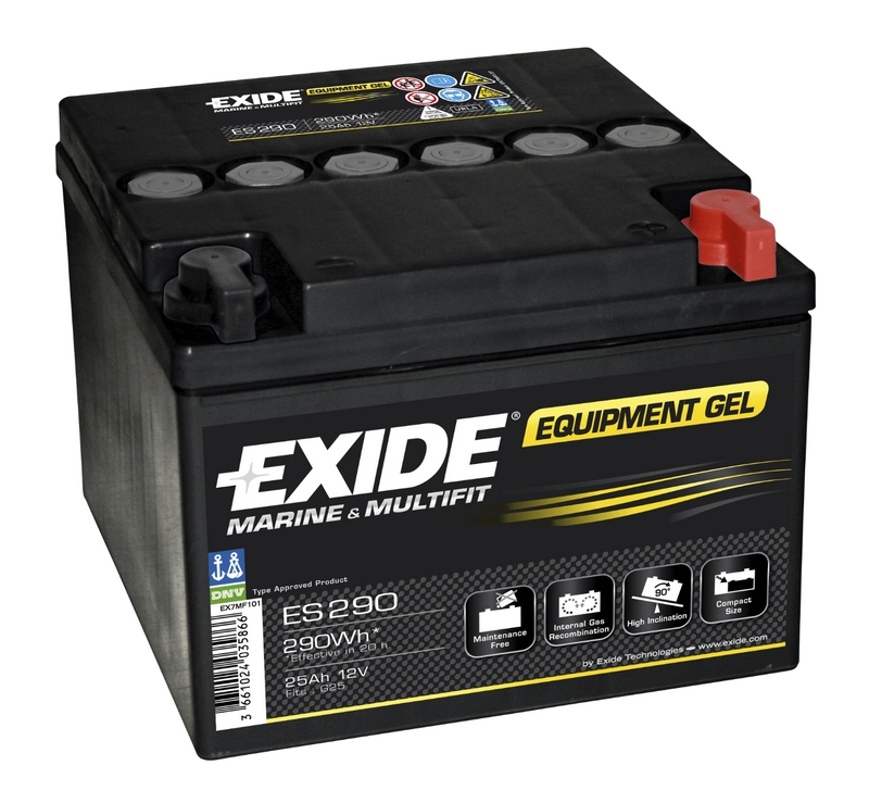 Baterie pornire EXIDE Equipment Gel 12 V 25 Ah 150 A