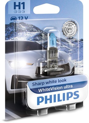 Bec H1 55W 12V WHITE VISION ULTRA (blister) PHILIPS