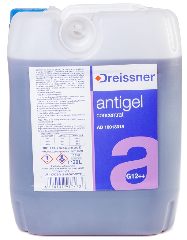 Antigel concentrat DREISSNER G12++ Superplus violet - 20L