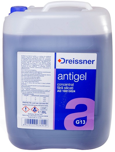 Antigel concentrat DREISSNER G13 rosu/violet - 20L