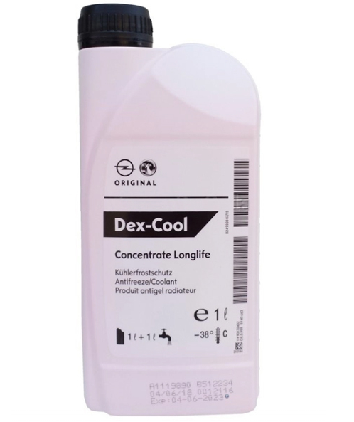 Antigel concentrat GM Long Life Dex-Cool G12 rosu - 1L