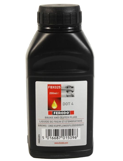 Lichid de frana DOT 4 FERODO - 0.25L