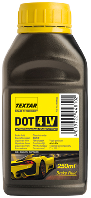 Lichid de frână DOT 4 LV TEXTAR - 0.25L