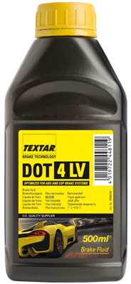 Lichid de frână DOT 4 LV TEXTAR - 0.5L