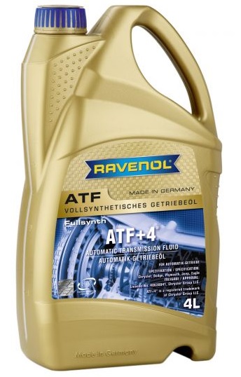 Ulei transmisie automata RAVENOL ATF+4 Fluid - 4 L